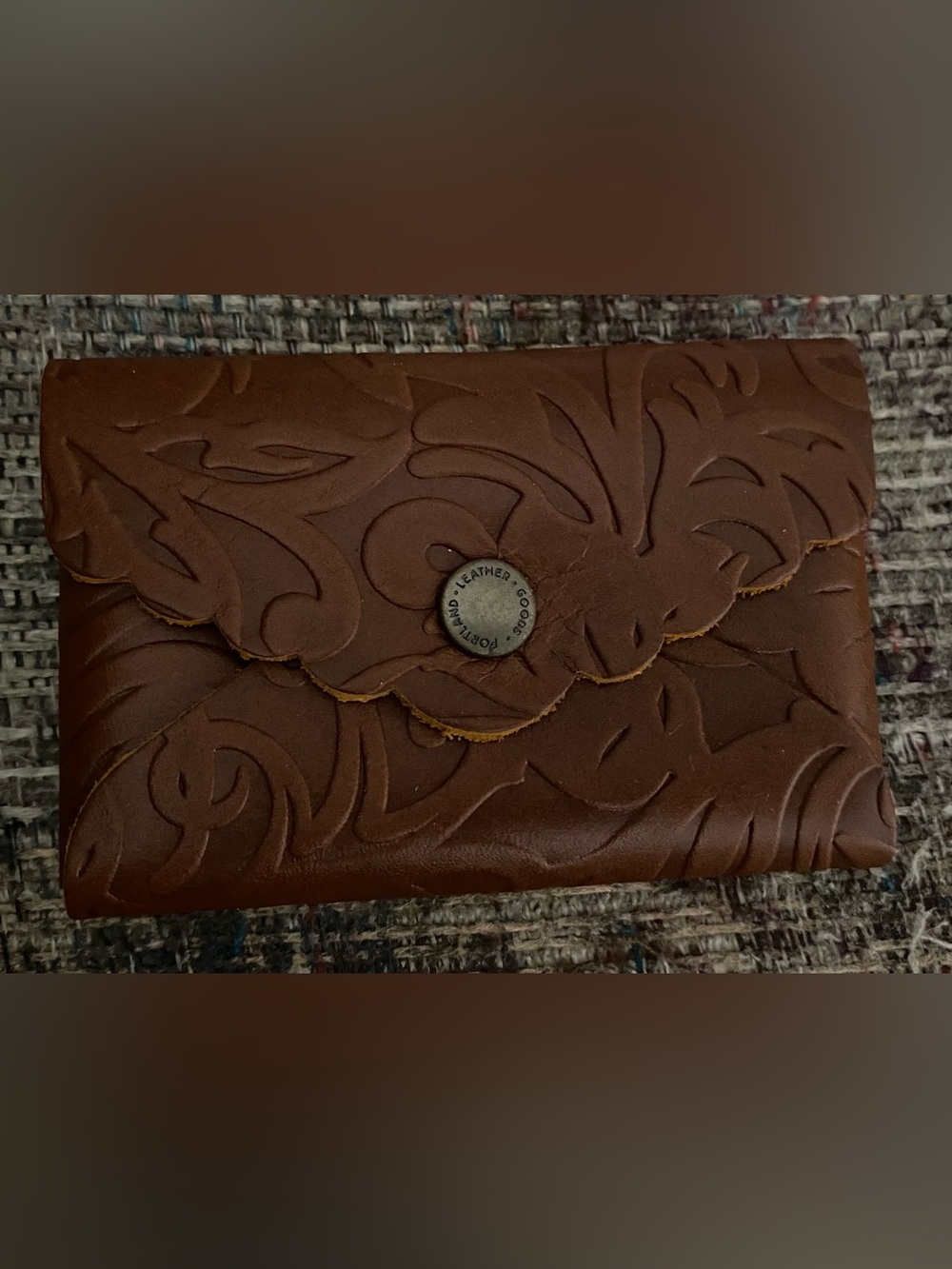 Portland Leather Goods Almost Perfect Daisy Plus wallet - Meadow.